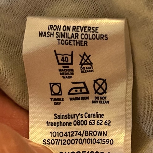 TU Cream with Brown Floral Print Gathered Dirndl Style Skirt 8(12UK) - Picture 7 of 7